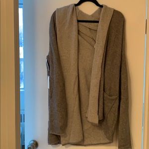 Babaton two-tone grey cardigan